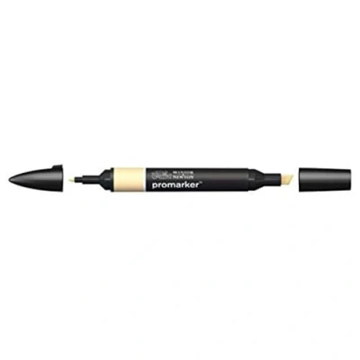 Abbildung von Winsor &amp; Newton &quot; ProMarker 0203284 Professioneller Layoutmarker 2 Spitzen, fein breit für Zeichnungen, Design Layouts Vanille
