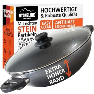 Abbildung von STONELINE Wok, Aluminiumguss, Ø 32 cm, Induktion