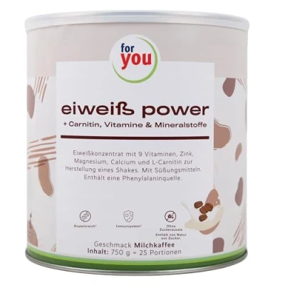 Abbildung von for you eHealth Eiweiß Power Milchkaffee 750 g