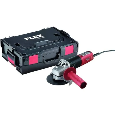 Abbildung von Flex Winkelschleifer LE 9 11 125 (ø mm, 900 Watt, Schleifmaschine inkl. Transportbox L Boxx, Zusatzhandgriff, Schutzhaube verstellbar, ergonomische Bauform, Spindelarretierung) 436739, Schwarz
