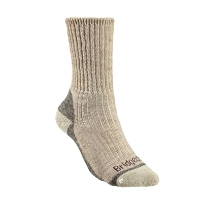 Abbildung von Bridgedale Damen Hike Midweight Boot Height Comfort Socks Wanderschuhe, mittelschwer, Merino Komfortsocken, Natur, Large