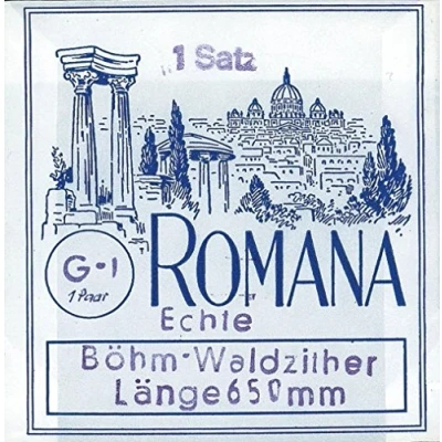 Abbildung von Romana Waldzither Saiten Satz 9 saitig
