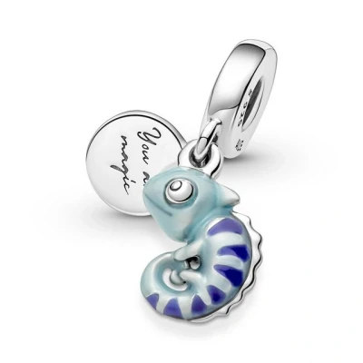 Abbildung von Pandora Colourchanging Chameleon Dangle Charm, Damen, Größe: One Size, Sterling silver
