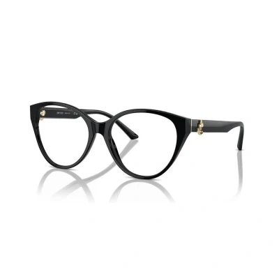 Abbildung von Jimmy Choo Damen JC3009 5004 Rahmen von BRILLEN Acetat Havanna Cat Eye
