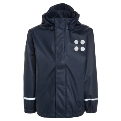 Abbildung von LEGO kidswear Jonathan Unisex Regenjacke / wasserabweisende Jacke für Kinder, Größe: 140, Dark navy