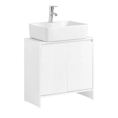 Abbildung von SoBuy Waschbeckenunterschrank BZR157 Waschtischunterschrank Badschrank Waschtisch Badezimmerschrank