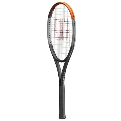 Abbildung von Wilson Tennisschläger Burn 100 V4.0, Ambitionierte Freizeitspieler, Schwarz/Grau/Orange, WR045010U3