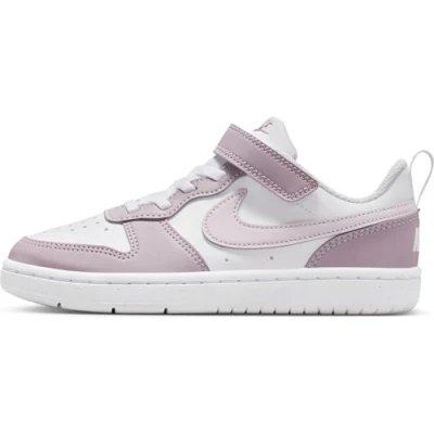Abbildung von Nike Sportswear Court Borough Recraft Unisex Sneaker low für Kinder, Größe: 33.5, White/venice/plum fog/white Schuhe