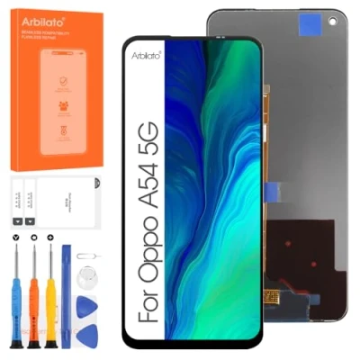 Abbildung von Arbilato Ersatzbildschirm für OPPO A54 5G CPH2195/A74 CPH2197 16,5 cm (6,5 Zoll) LCD Display, Touch Digitalisierer, Glas, komplette Montage