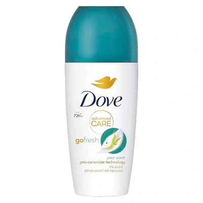 Abbildung von Dove, Deo Roll On Advanced Care Birne und Aloe, Antitranspirant Deodorant, sanfte Formel mit dreifacher feuchtigkeitsspendender Wirkung, Schutz bis zu 48 Stunden, Deodorant für Damen Herren, 6