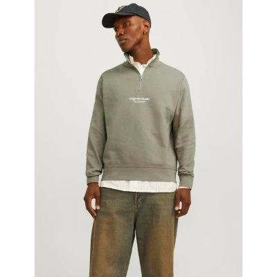 Abbildung von Jack &amp; Jones Jorvesterbro Sweatshirt, Herren, Größe: Medium, Silver sage