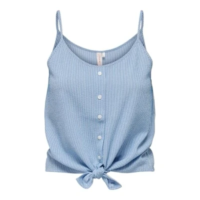 Abbildung von ONLY Trägertop ONLLECEY SL KNOT SINGLET NOOS WVN mit geknotetem Detail