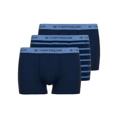 Abbildung von TOM Tailor 3ER PACK Panties, Herren, Größe: Large, Blue medium allover