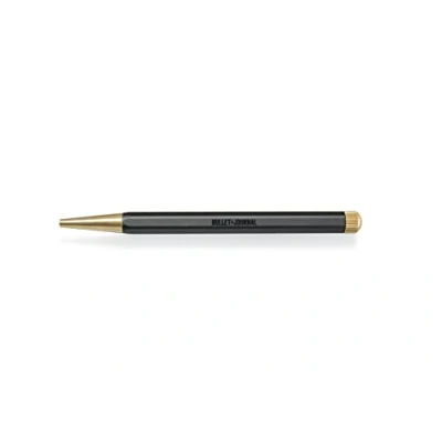 Abbildung von LEUCHTTURM1917 366916 Drehgriffel Nr. 1, Schwarz Gelstift mit schwarzer Tinte Bullet Journal Edition