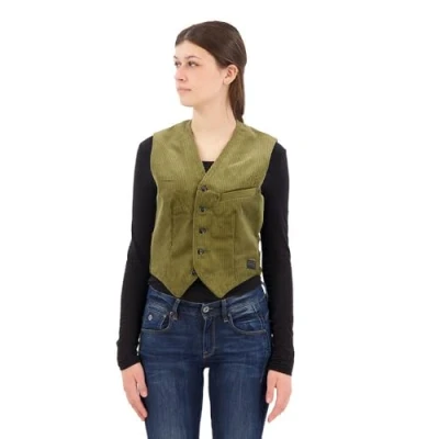 Abbildung von G Star Sleeveless Weste, Damen, Größe: Small, Dark olive