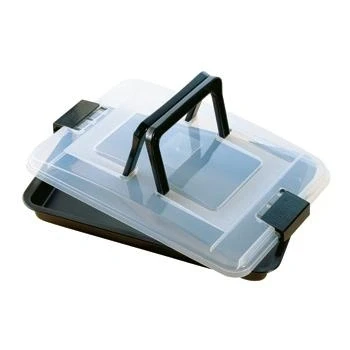 Abbildung von KAISER Backformen Backform Bake &amp; Take Brat und inklusive Kunstoff Haube, antihaftbeschichtet