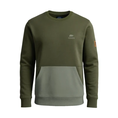 Abbildung von Forsberg Alvarson Sweatshirt, Herren, Größe: Large, Dunkeloliv olive