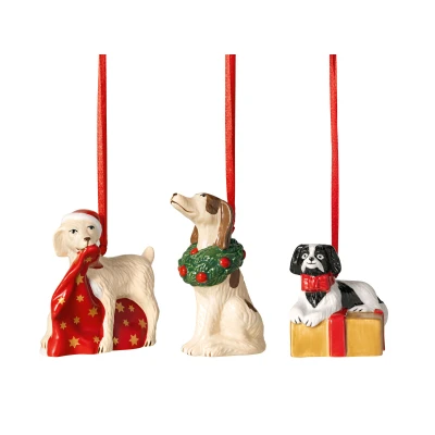 Abbildung von Villeroy &amp; Boch Dekofigur Nostalgic Ornaments Ornamente Hunde 3tlg. (1 St)