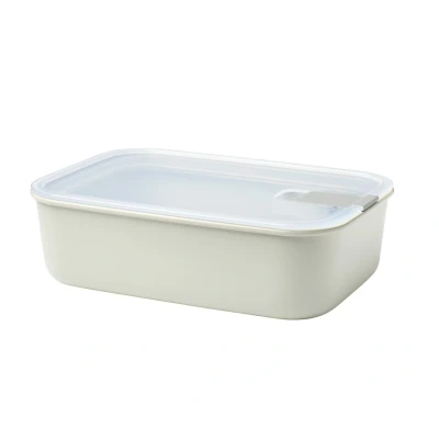 Abbildung von Mepal Frischhaltedose EasyClip Schüssel mit Deckel &amp; Klickverschluss Geeignet für Mikrowelle, Dampfgarer, Kühl und Gefrierschrank Luftdicht auslaufsicher 1500 ml Nordic white