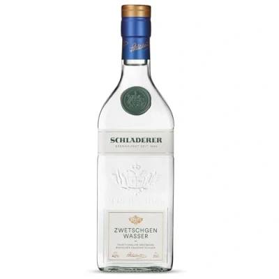 Abbildung von Schladerer Zwetschgenwasser, feiner Obstbrand aus dem Schwarzwald, fruchtig und vielschichtig dank Zwetschgen der Region Obstbrände (1 x 350 ml)