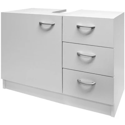 Abbildung von Casaria Waschbeckenunterschrank 3 Schubladen 63x54x30cm Badezimmer Unterschrank