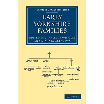 Abbildung von Early Yorkshire Families (Cambridge Library Collection Medieval History)