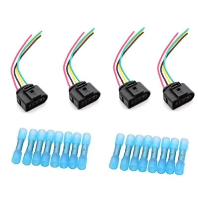 Abbildung von 4PCS/Set Auto Zündspule Stecker Kabelbaum Kabelstecker Kompatibel für Audi A3 A4 A5 A6 TT VW Passat Jetta Golf 1J0973724 2011340 1J0998724