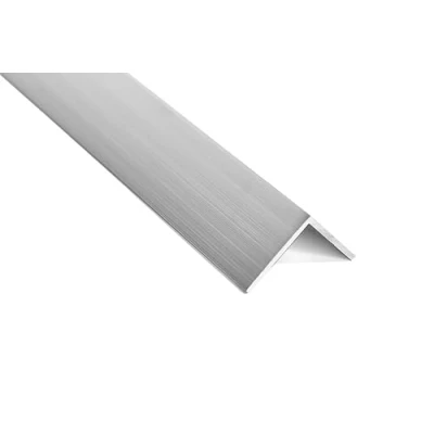 Abbildung von nielsen Aluminium Winkelprofil Natur (Pressblank) 2000x20x20 mm, Stärke 1,5 Länge: 200 cm, gleichschenklig, Made in Germany, Eckschutzprofil, Kantenschutz, Abschlußprofil, Ausgleichswinkel