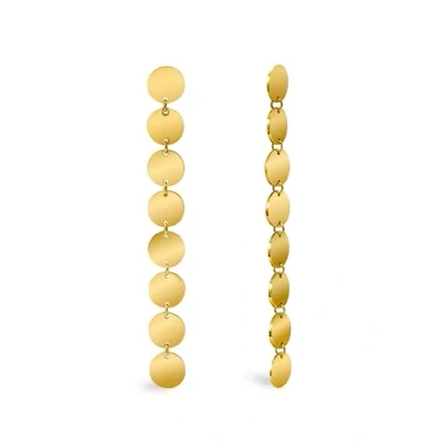 Abbildung von Singularu Mirror 8 SUNS Ohrringe goldcoloured, Damen, Größe: One Size, Gold coloured