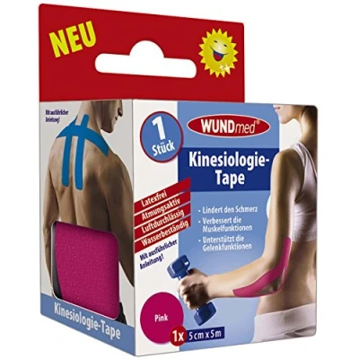 Abbildung von Kinesiologie Tape 5 cmx5 m pink