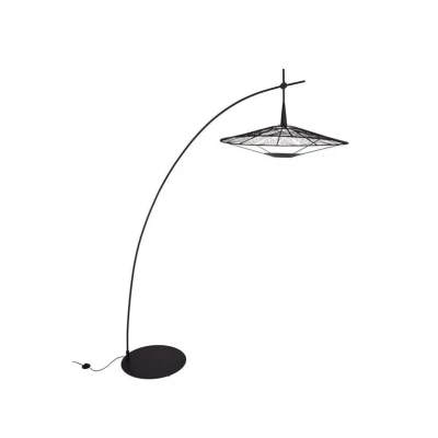 Abbildung von Forestier Carpa Stehleuchte, schwarz, Höhe 200 cm