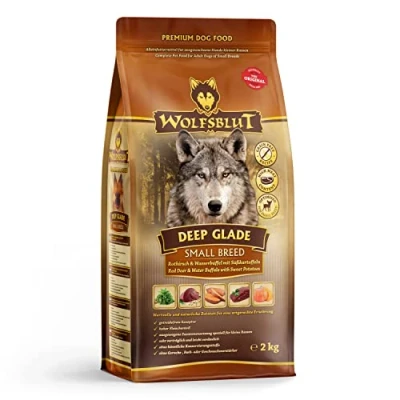 Abbildung von Wolfsblut Deep Glade Small Breed 2 kg Rothirsch und Wasserbüffel Trockenfutter Hundefutter Getreidefrei