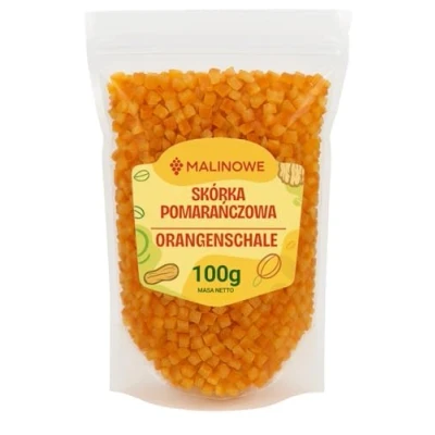 Abbildung von Malinowe Orangenschale 100g kandierte