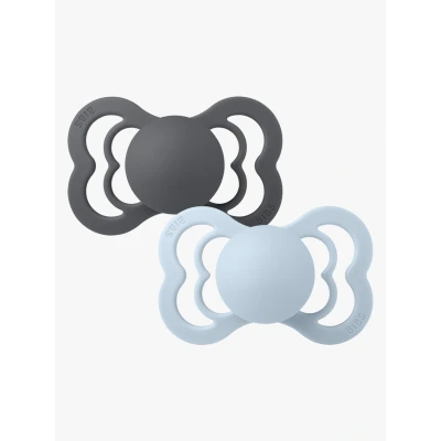 Abbildung von BIBS Supreme 2er Pack Silikon Gr. 1,Iro/Bblu