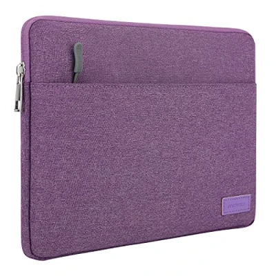 Abbildung von MoKo 9 11&quot; Sleeve Tasche, Polyester Schutzhülle Kompatibel mit iPad Pro 11 M2 2022 2018/iPad 10. 10,9 2022/iPad air 5 10,9&quot; 2022/Air 4/Air 3 10,5/iPad 9/8/7 10,2/Galaxy S8 11,Violett