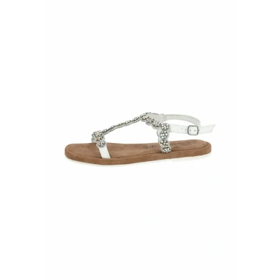 Abbildung von Lazamani Riemensandalette, Damen, Größe: 41, White Schuhe