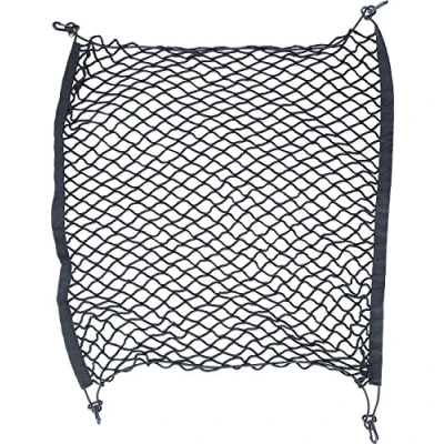 Abbildung von Lescars Kofferraumnetz: Universal Kofferraum Gepäcknetz, 70 x cm, dehnbar auf 105 cm (Gepäcksicherung Kofferraum, Gepäcknetz Auto, Koffer Organizer)