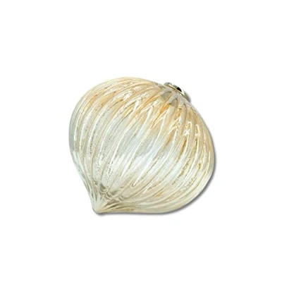 Abbildung von Glas Kugel Tropfen Kupfer 20 x 25cm Deko Glastropfen Glaskugel