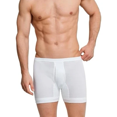 Abbildung von Schiesser Herren Kurz Unterhose, WeiÃŸ (100 weiss), 9 EU