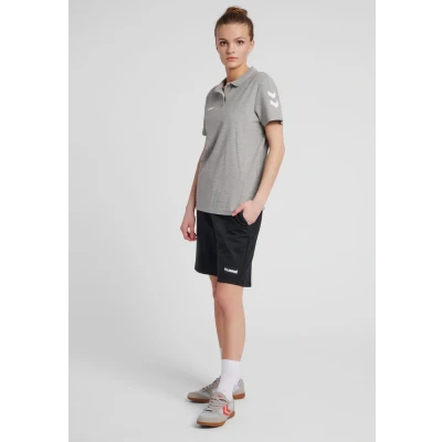 Abbildung von Hummel Hmlgo Poloshirt, Damen, Größe: Large, Grey melange