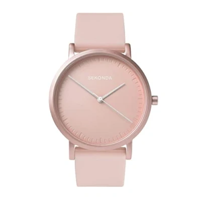 Abbildung von Sekonda Damen analog Japanisch Quarz Uhr mit Silikon Armband 40406