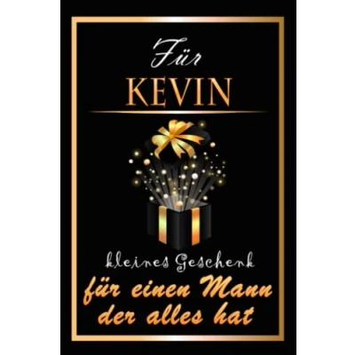 Abbildung von für Kevin kleines Geschenk einen Mann der alles hat: Namensgeschenke Männer Personaisierte Geschenke Notizbuch ... Weihnachten, Geburtstag