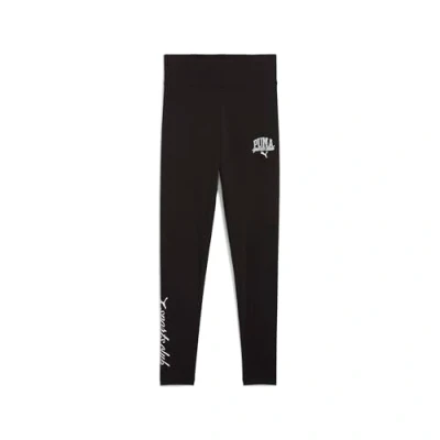 Abbildung von PUMA Mädchen CLASS High Waist Leggings G jogginghose damen, Black,