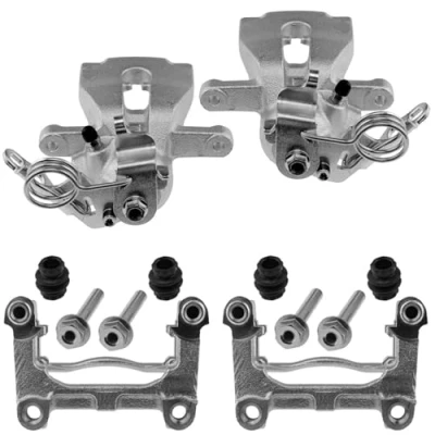 Abbildung von 2x Bremssattel Bremssattelhalter Hinterachse links rechts für Bremsscheibe: 302x11mm