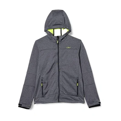Abbildung von CMP Melange Softshelljacke für Kinder mit fester Kapuze, Titan Mel., 152