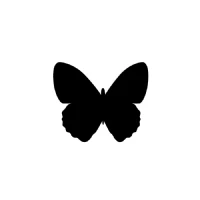 Abbildung von Securit Kreidetafel Silhouette Schmetterling
