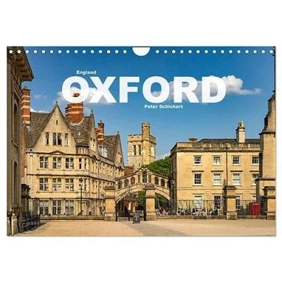 Abbildung von England Oxford (Wandkalender 2025 DIN A4 quer), CALVENDO Monatskalender