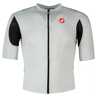 Abbildung von CASTELLI Men&#039;s Super Light 2 Jersey Sweatshirt, Silber grau, XXL