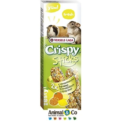 Abbildung von Versele Laga Crispy Sticks Meerschweinchen&amp;Chinchilla Zitrus Nagetie...