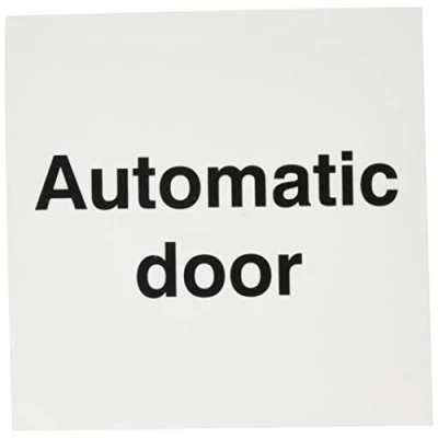 Abbildung von Fensteraufkleber für automatische Türen, selbstklebend, 150 x mm